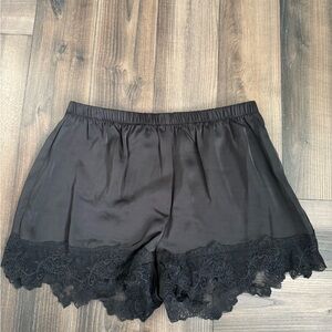 Bar III Black Lace Sleep Shorts